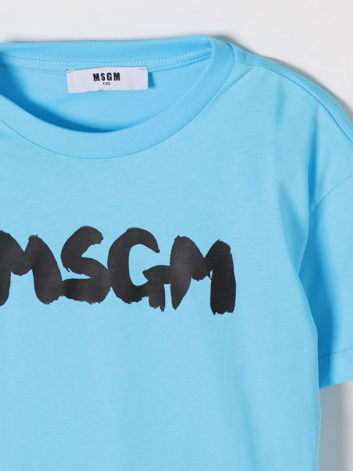 MSGM KIDS 티셔츠: 티셔츠 남아 MSGM Kids, 노드 블루 - Img 3