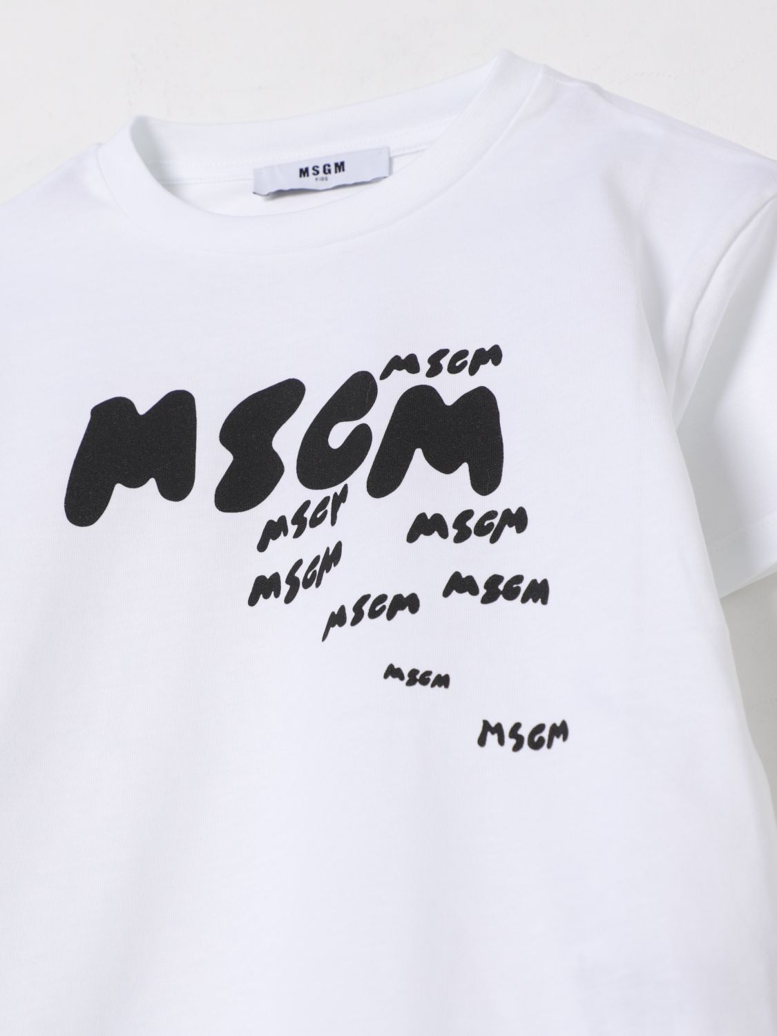 MSGM KIDS T-SHIRT: T-shirt kids MSGM Kids, White - Img 3