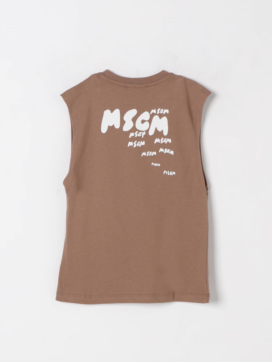 MSGM KIDS 티셔츠: 티셔츠 남아 MSGM Kids, 브라운 - Img 2