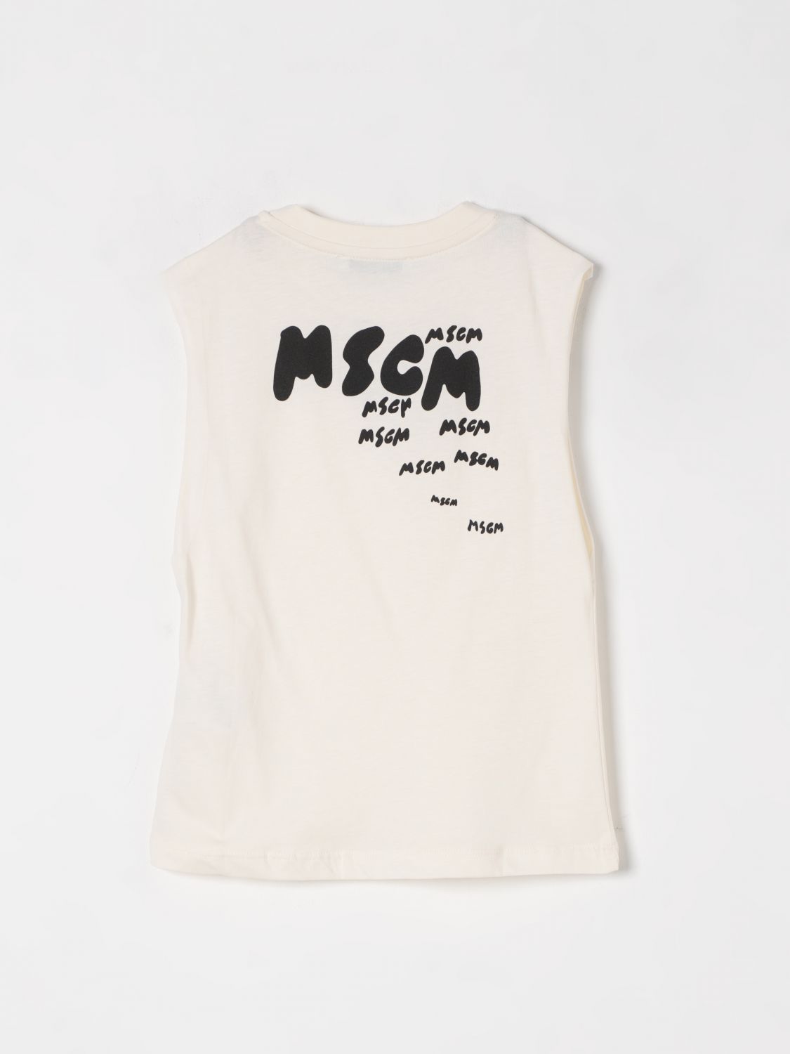 MSGM KIDS 티셔츠: 티셔츠 남아 MSGM Kids, 크림 - Img 2