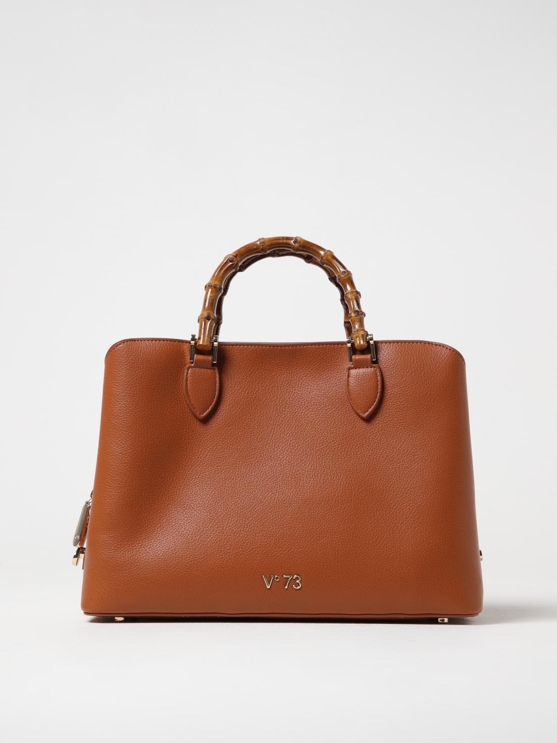 V73 TRAGETASCHE: Schultertasche damen V73, Leder - Img 1