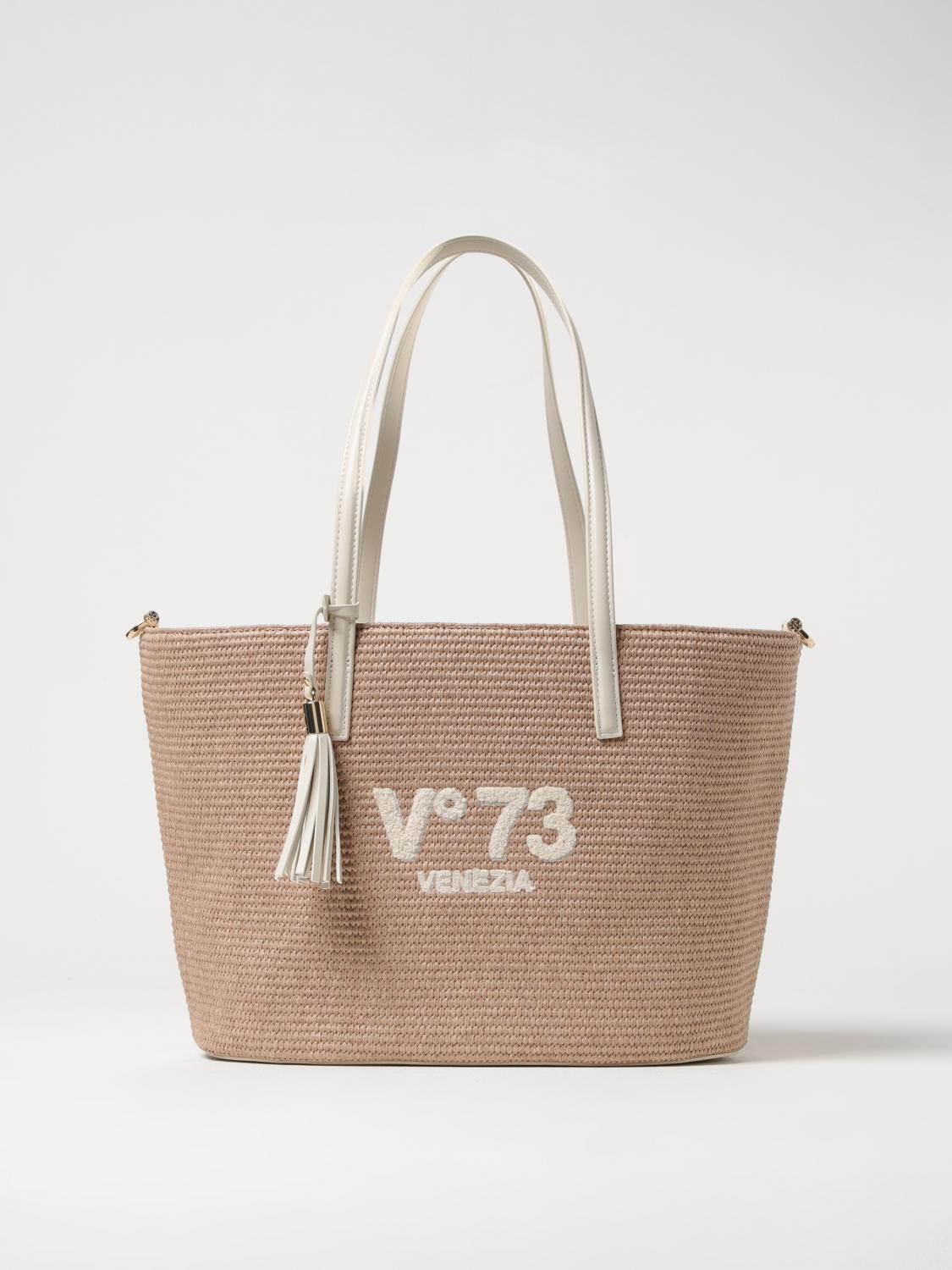 V73 SHOULDER BAG: Shoulder bag woman V73, Natural - Img 1