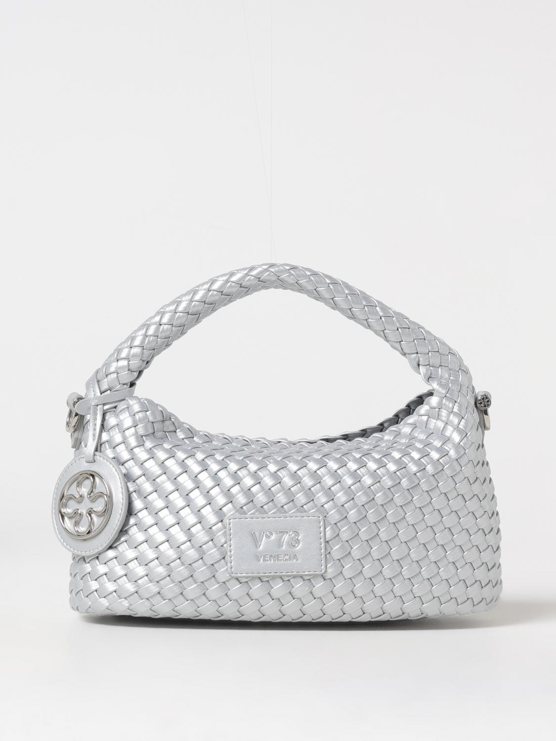 V73 HANDBAG: Shoulder bag woman V73, Silver - Img 1