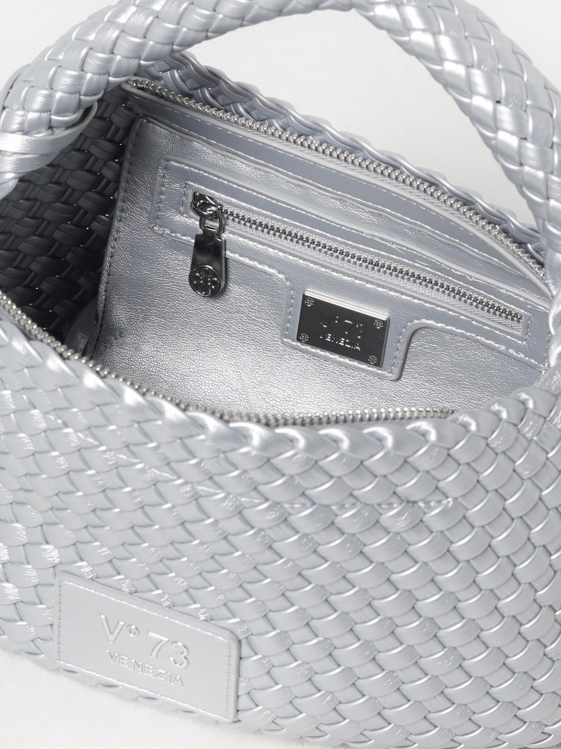 V73 HANDBAG: Shoulder bag woman V73, Silver - Img 3