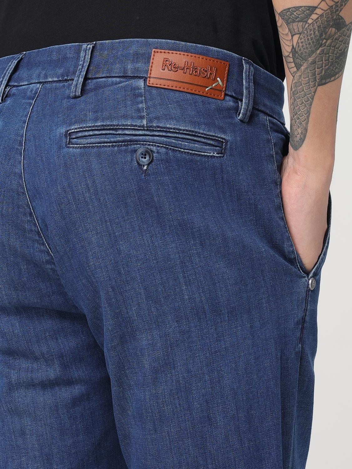 RE-HASH JEANS: Jeans men Re-hash, Blue - Img 3