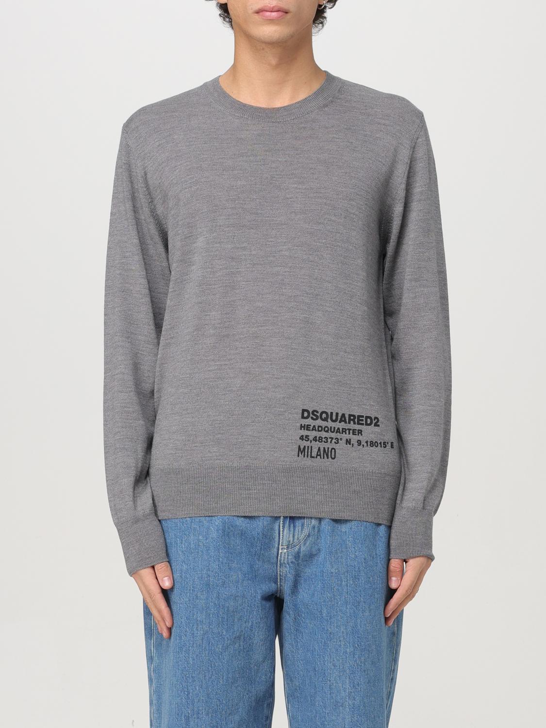 DSQUARED2 SWEATER: Sweater men Dsquared2, Grey - Img 1