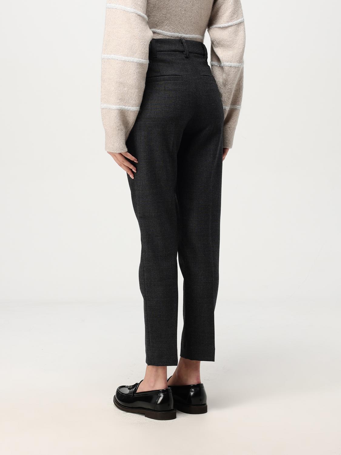 BRUNELLO CUCINELLI PANTS: Pants woman Brunello Cucinelli, Grey - Img 3