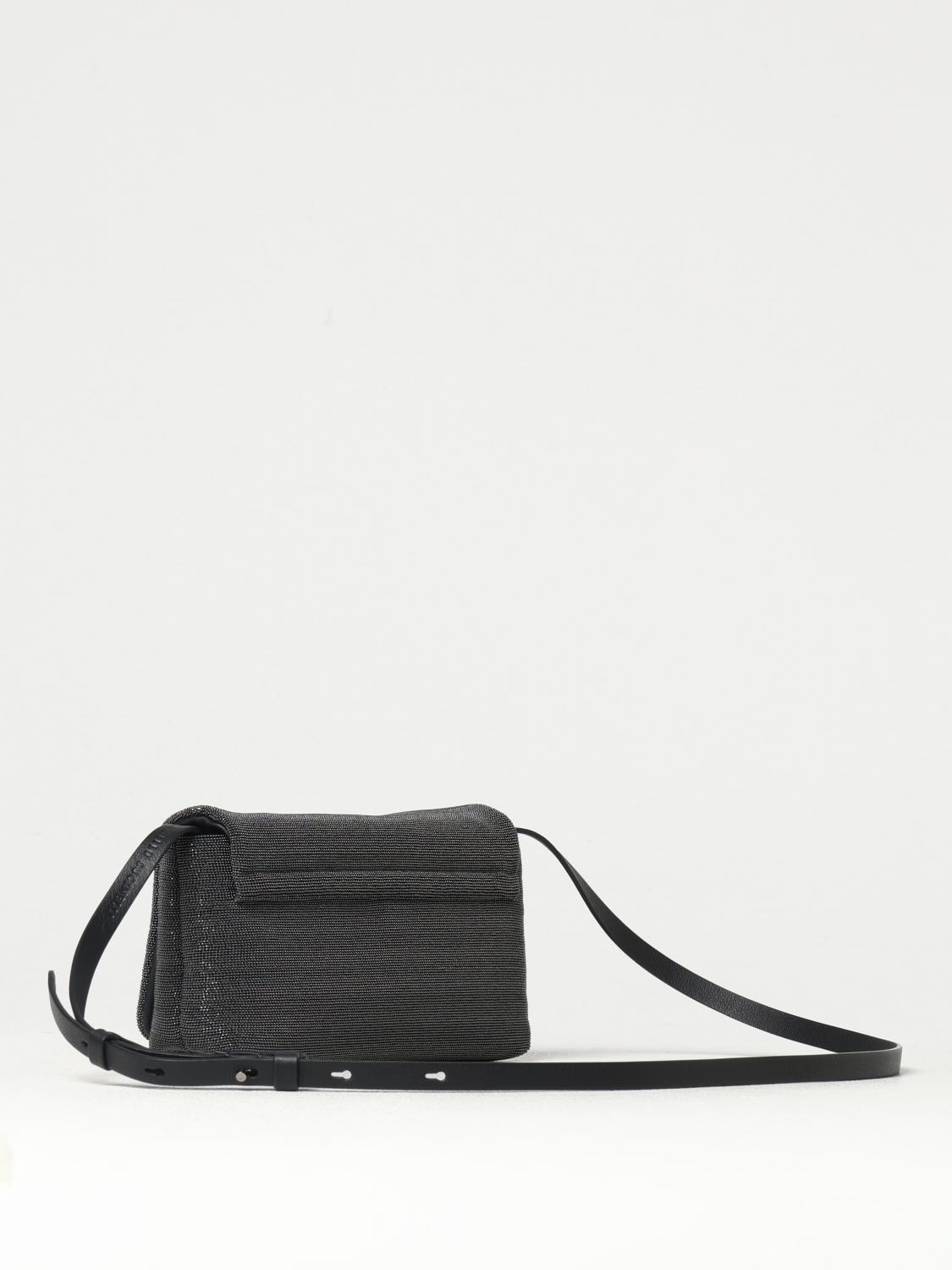 バッグ・カバンその他 BRUNELLO CUCINELLI Woman Mini bag Grey MBMON2611 C2355 Brunello Cucinelli Outlet: Mini bag woman - Grey | Brunello