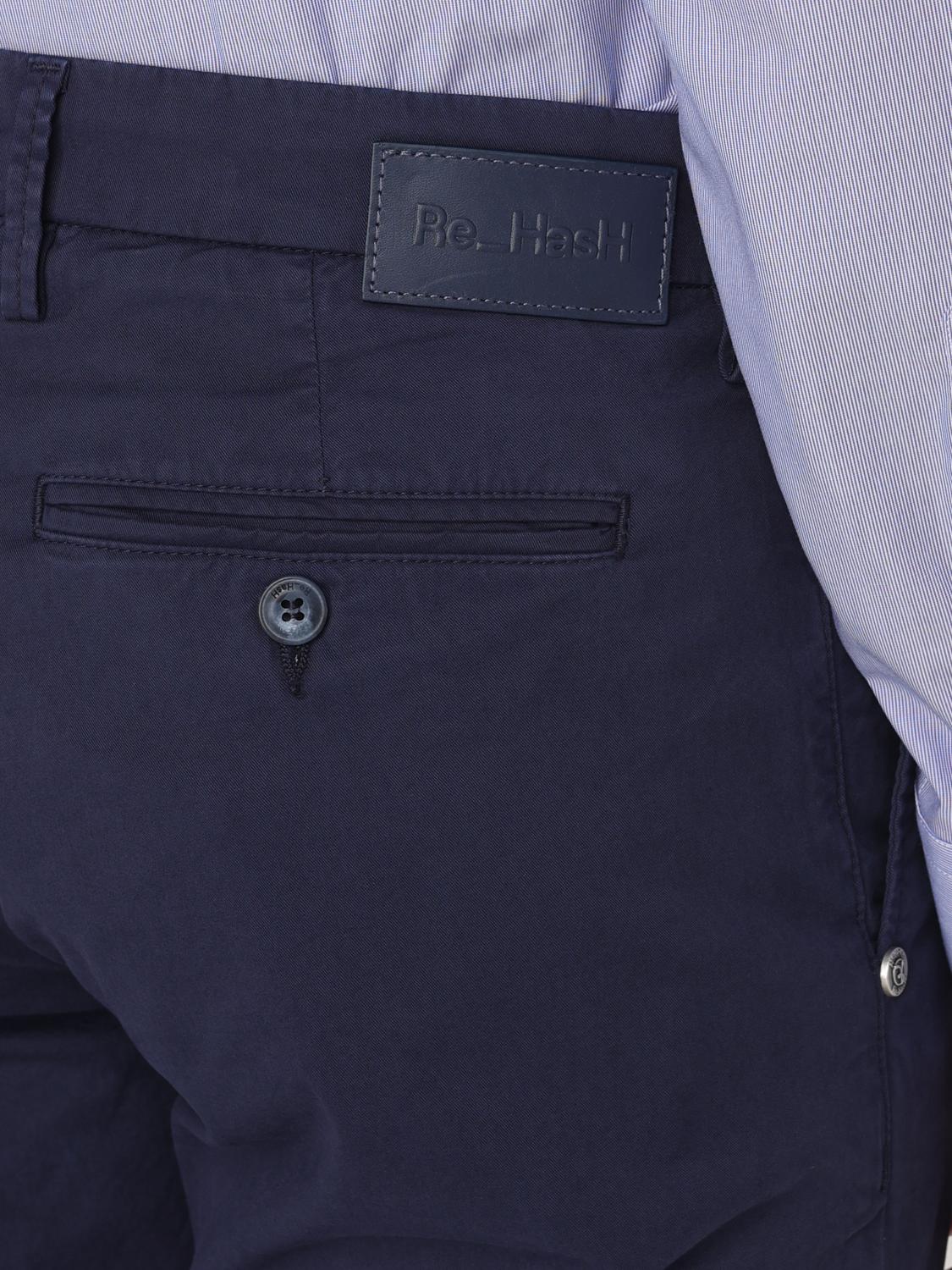 RE-HASH PANTS: Pants men Re-hash, Blue - Img 3