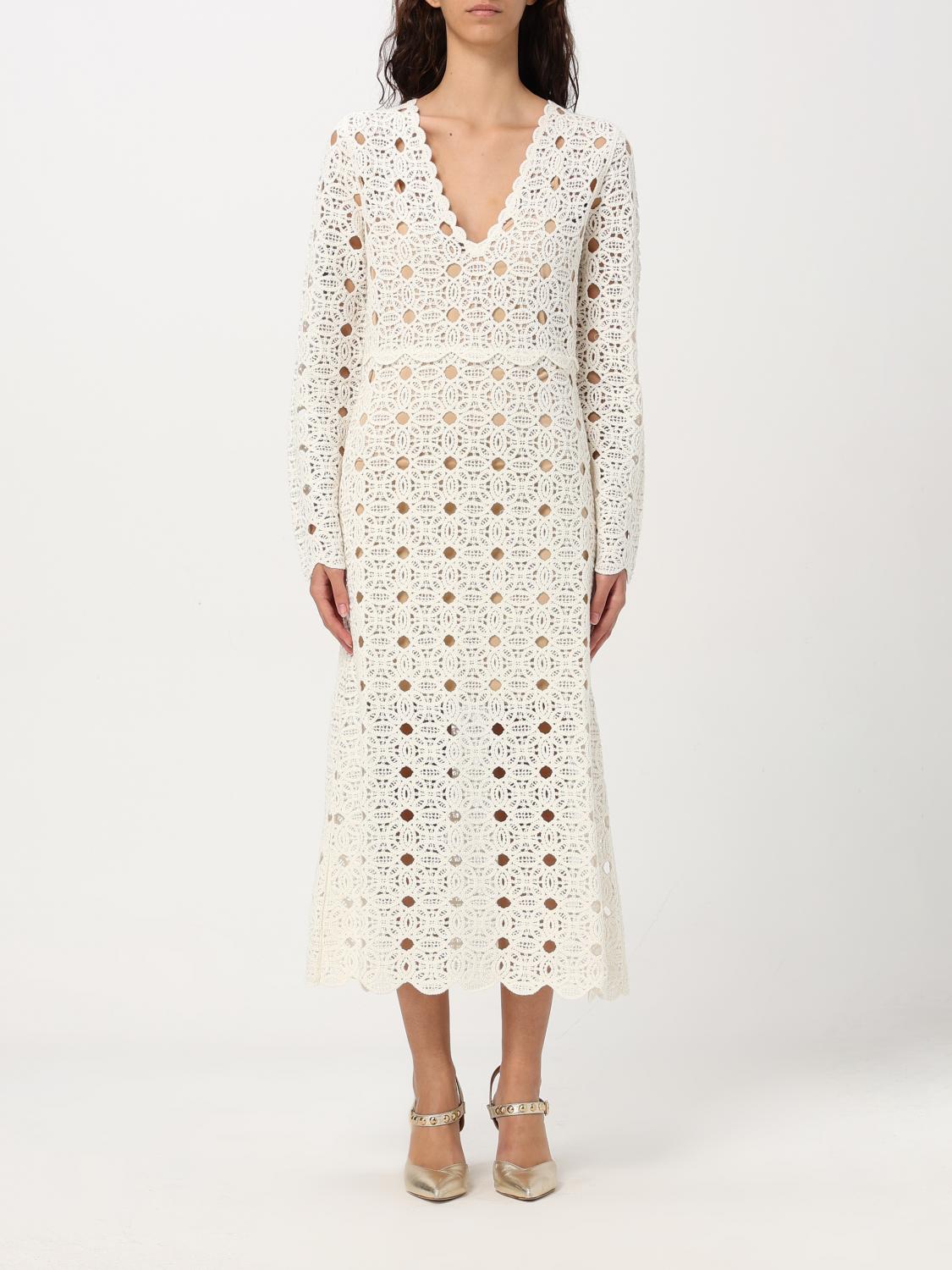 TWINSET DRESS: Dress woman Twinset, White - Img 1