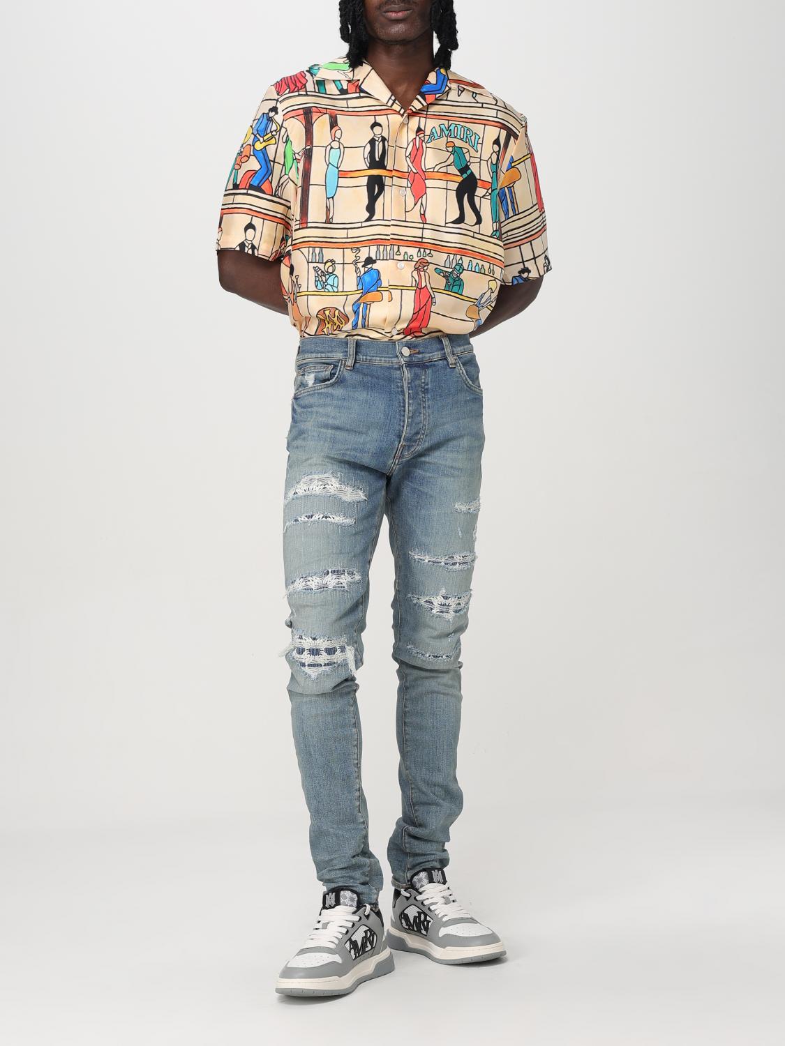 AMIRI CAMISA: Camisa hombre Amiri, Beige - Img 2