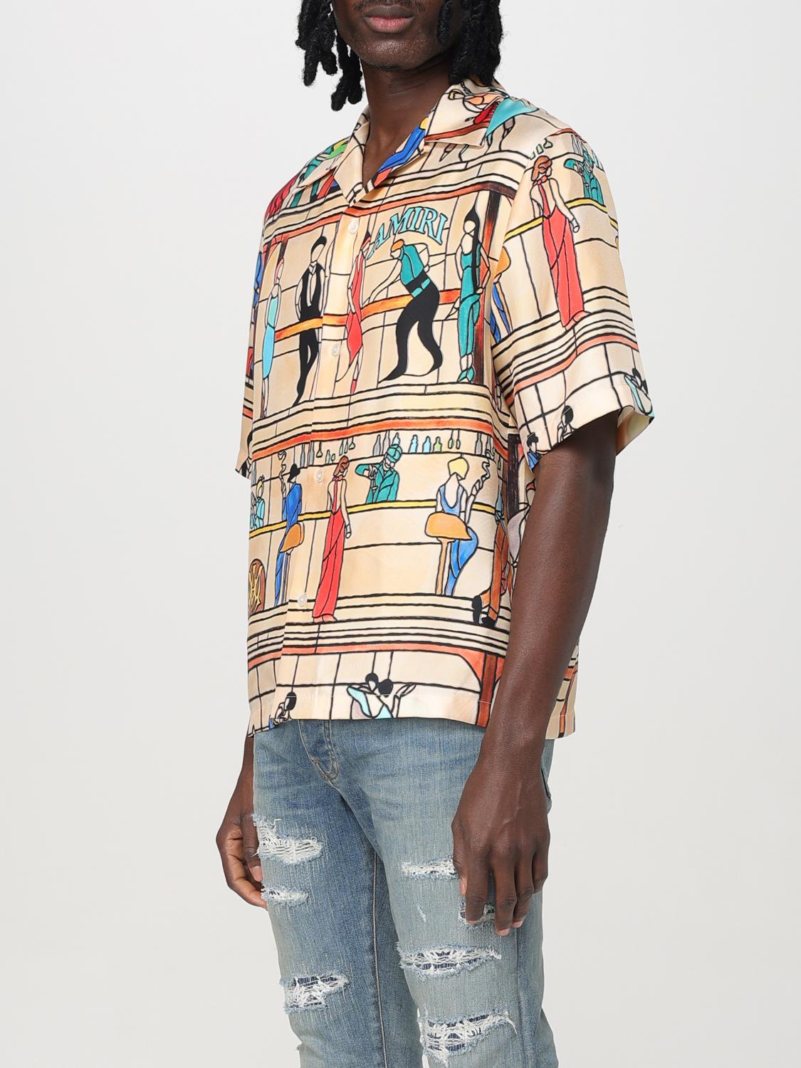 AMIRI CAMISA: Camisa hombre Amiri, Beige - Img 4