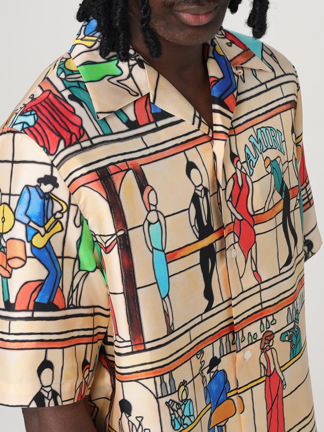 AMIRI CAMISA: Camisa hombre Amiri, Beige - Img 5