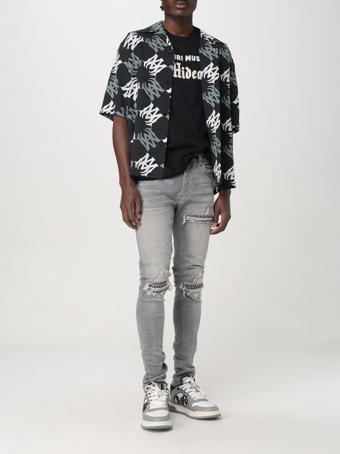 AMIRI CAMISA: Camisa hombre Amiri, Negro - Img 2