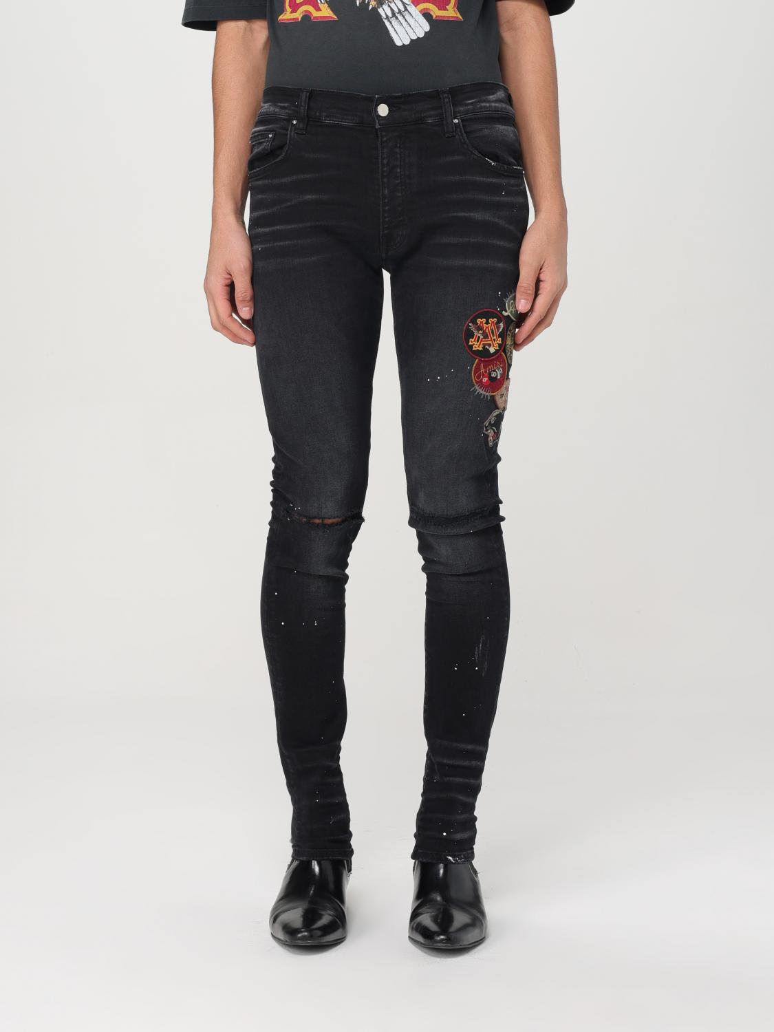 AMIRI JEANS: Jeans hombre Amiri, Negro - Img 1