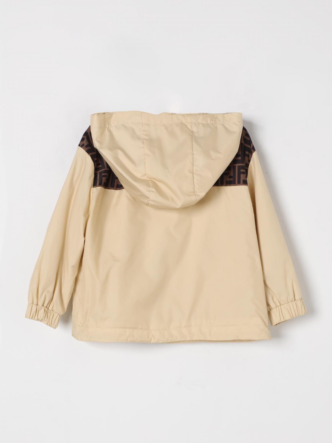 FENDI JACKET: Jacket kids Fendi, Beige - Img 2