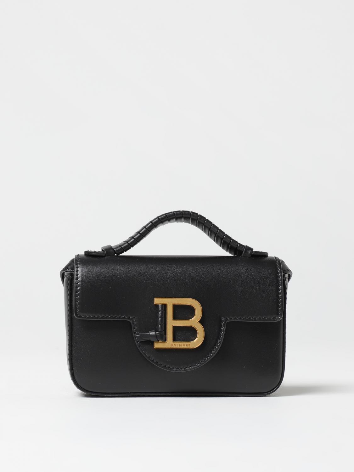 BALMAIN MINI BAG: Shoulder bag woman Balmain, Black - Img 1