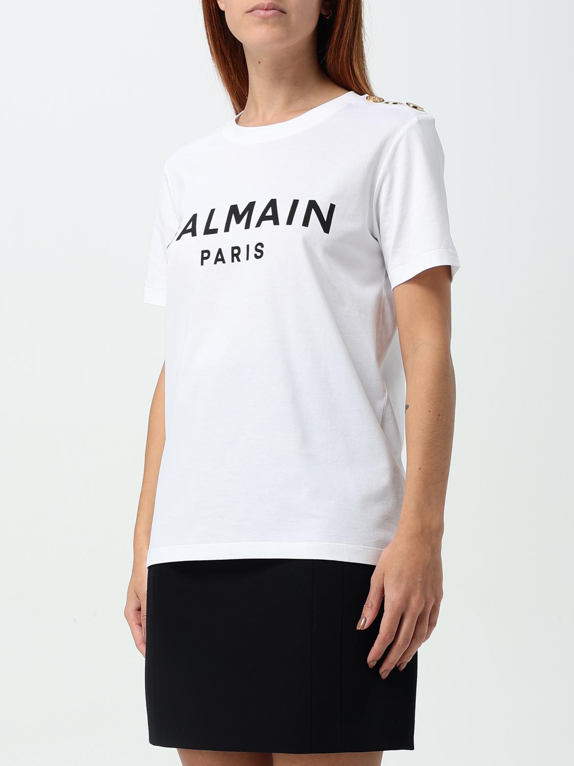 BALMAIN T-SHIRT: T-shirt woman Balmain, White - Img 4