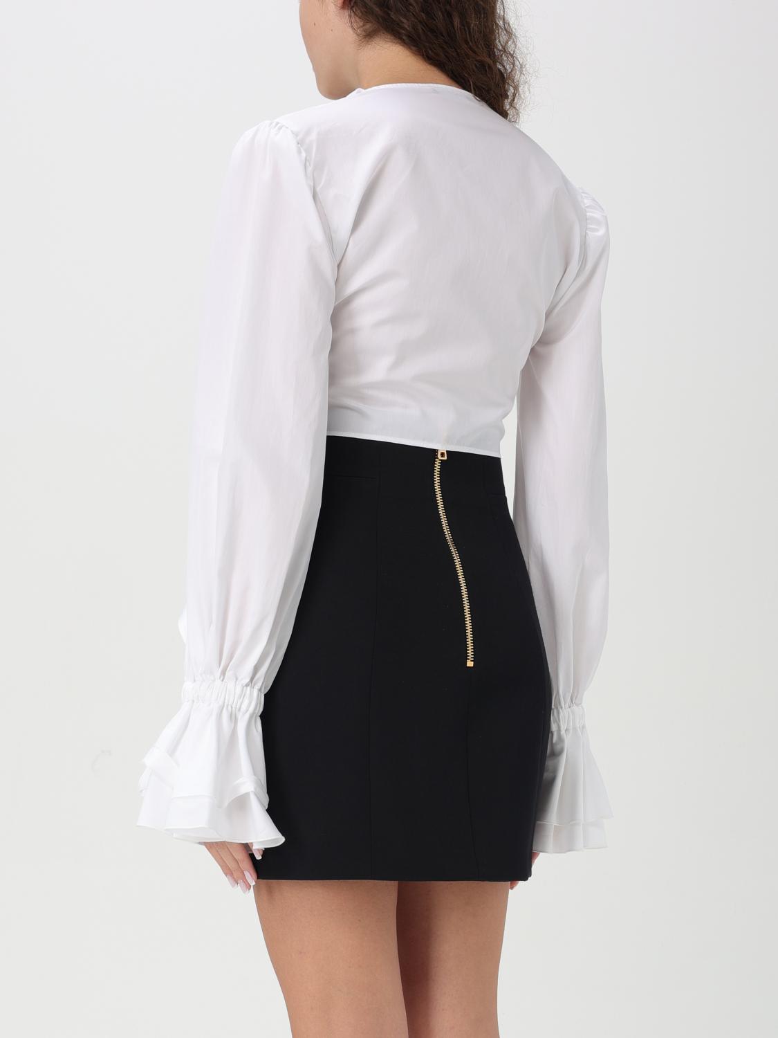 BALMAIN CAMISA: Camisa mujer Balmain, Blanco - Img 3