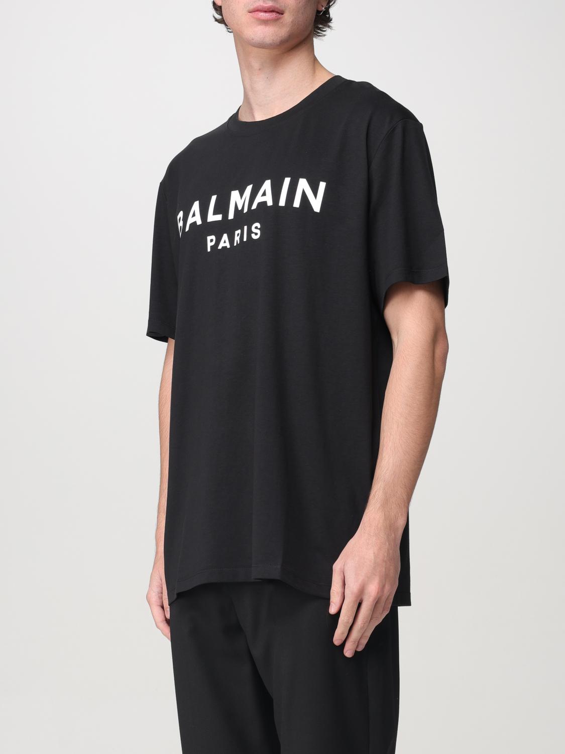 BALMAIN T-SHIRT: T-shirt men Balmain, Black - Img 4