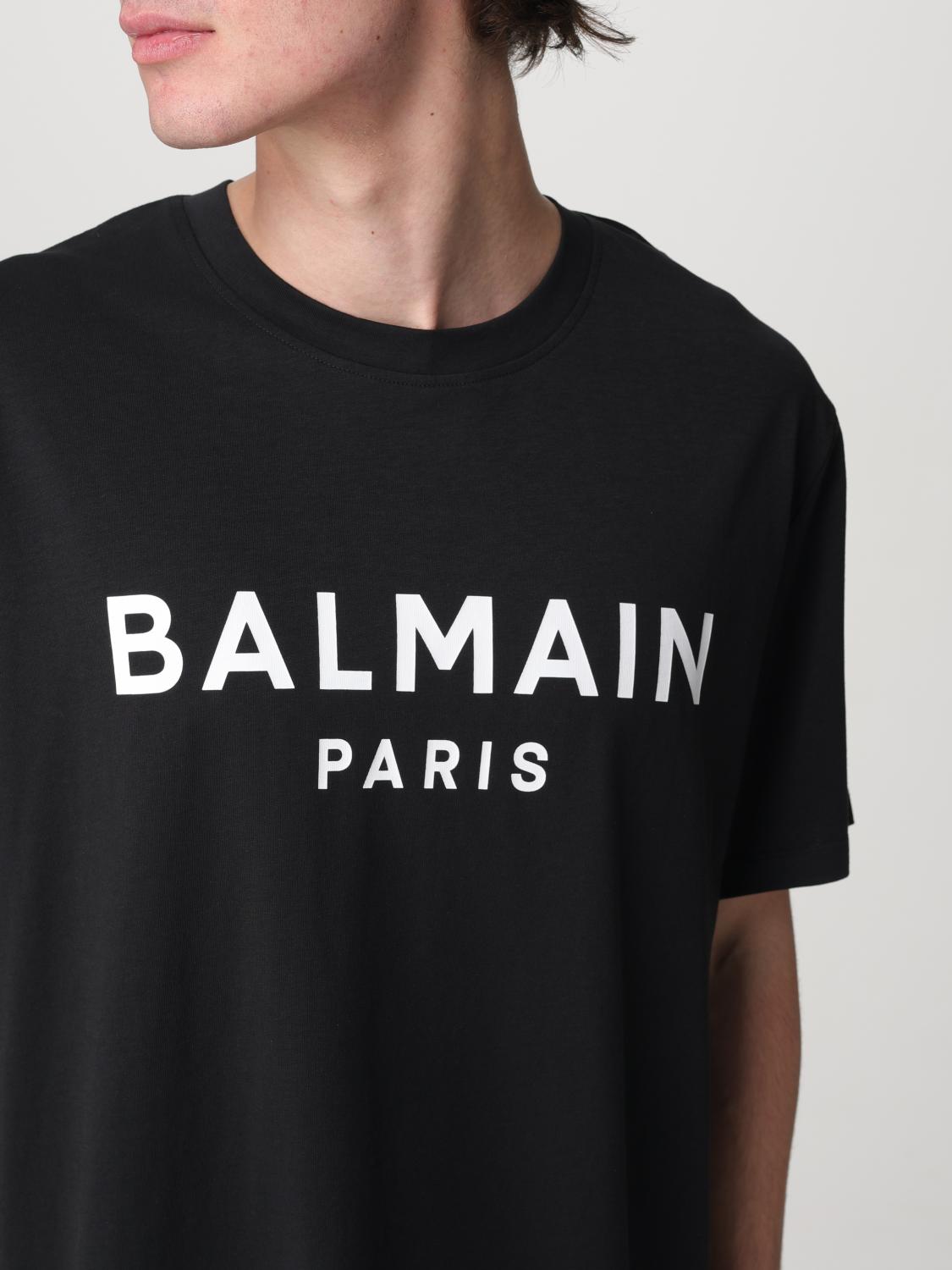 BALMAIN T-SHIRT: T-shirt men Balmain, Black - Img 5