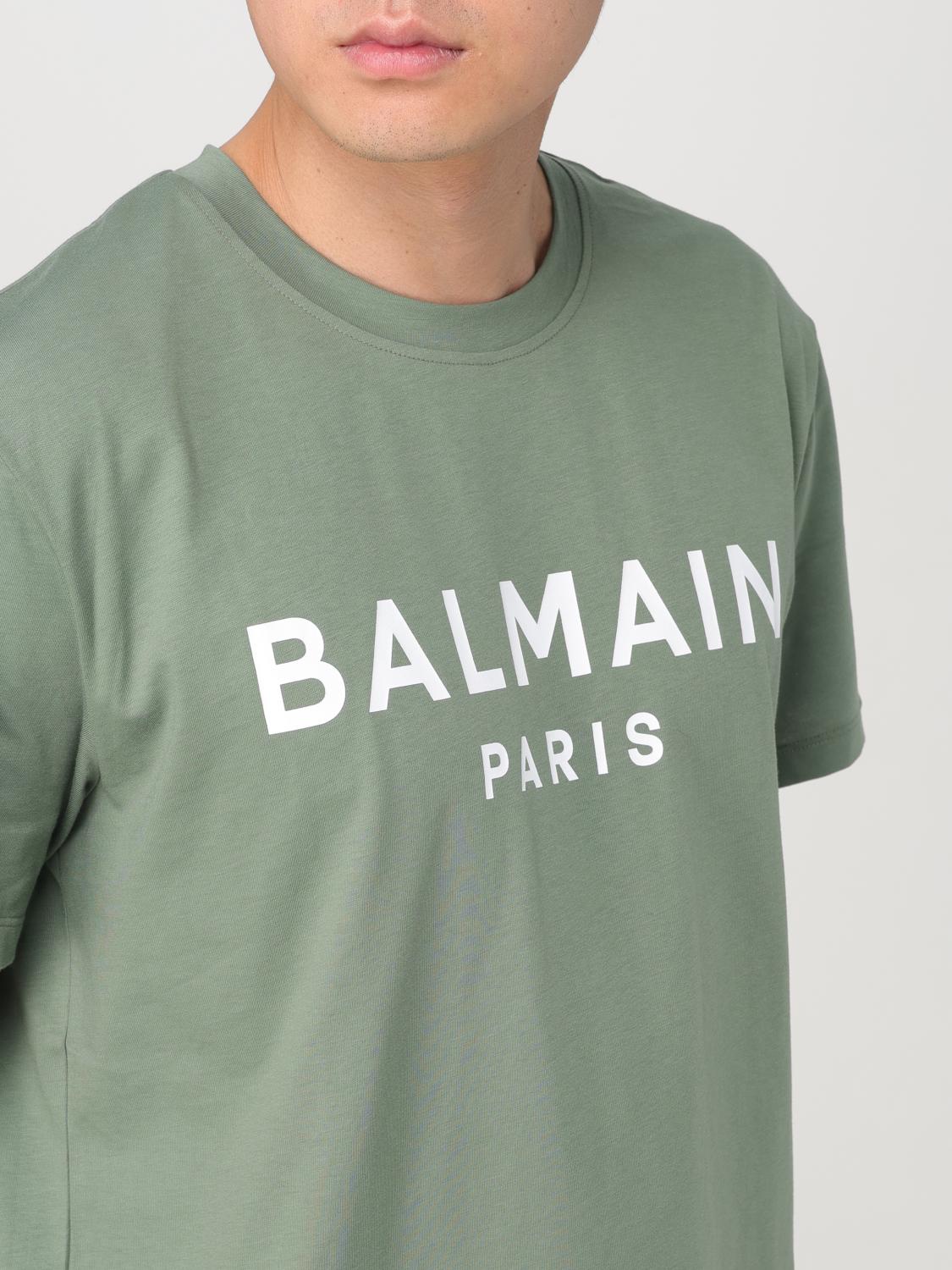 BALMAIN T-SHIRT: T-shirt men Balmain, Green - Img 5