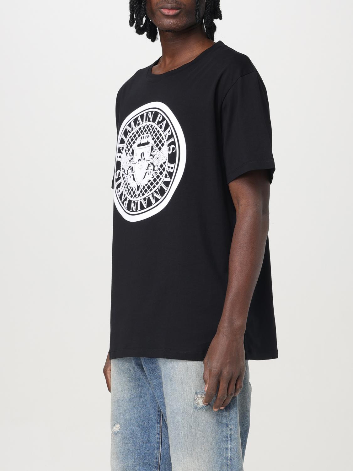 BALMAIN T-SHIRT: T-shirt men Balmain, Black - Img 4