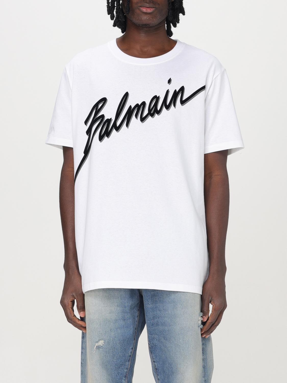 BALMAIN T-SHIRT: T-shirt men Balmain, White - Img 1