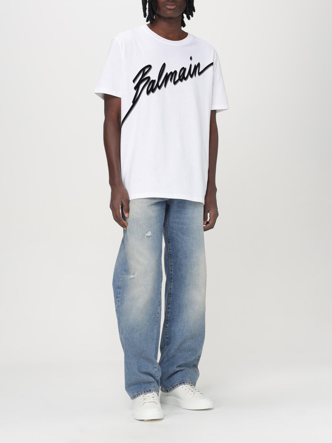 BALMAIN T-SHIRT: T-shirt men Balmain, White - Img 2