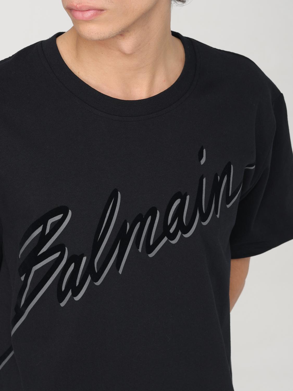 BALMAIN T-SHIRT: T-shirt men Balmain, Black - Img 5