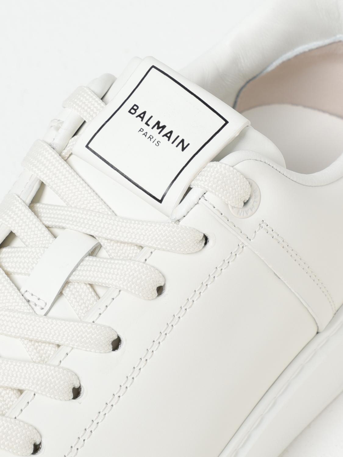 BALMAIN SNEAKERS: Sneakers men Balmain, White - Img 4