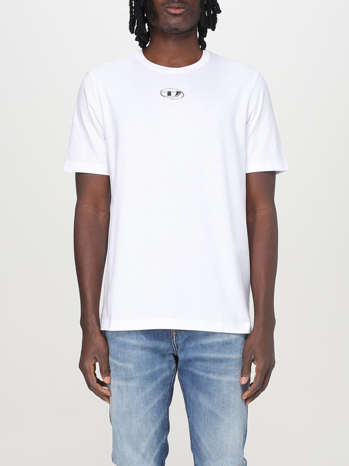 DIESEL T-SHIRT: T-shirt men Diesel, White - Img 1