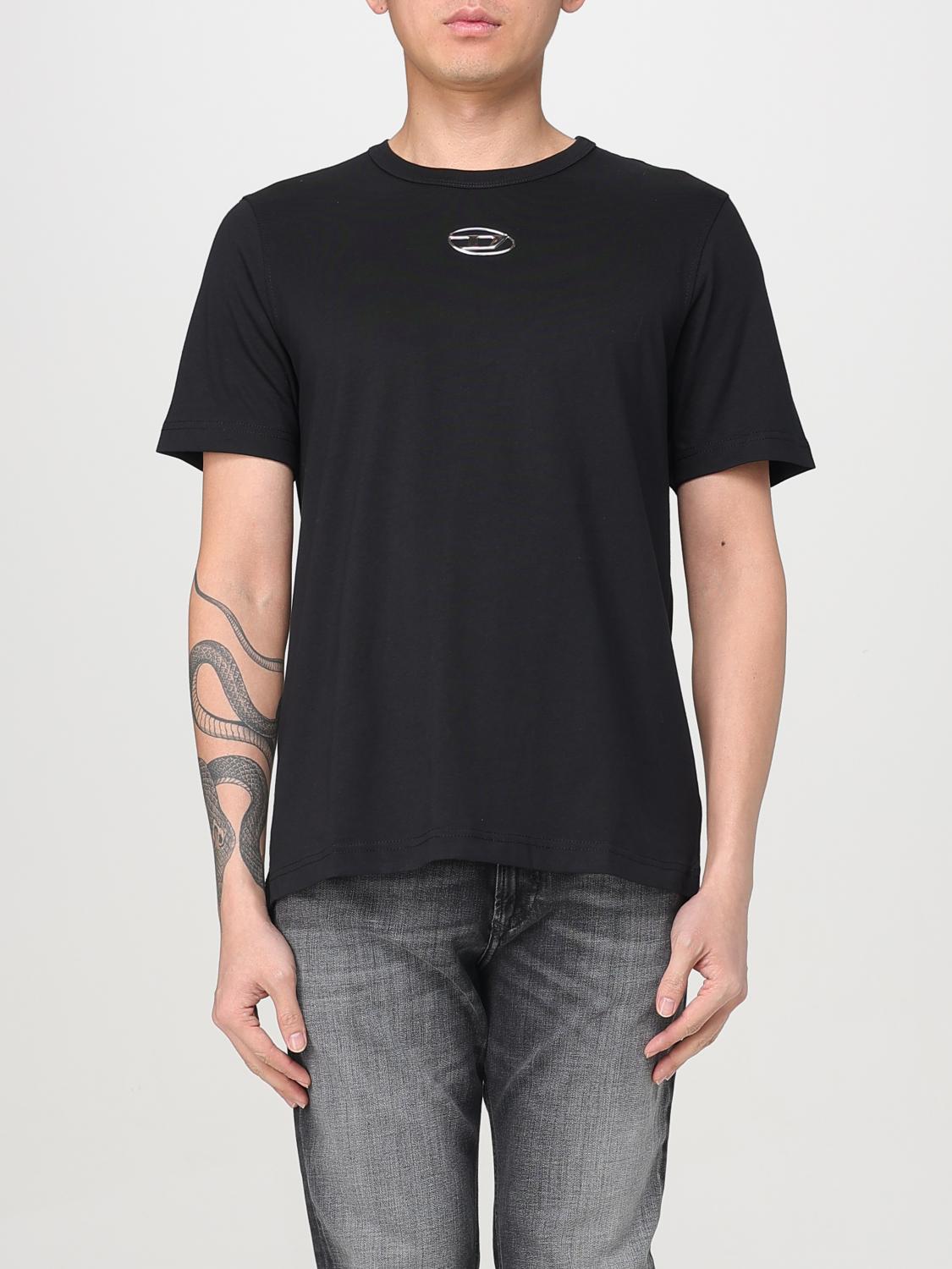 DIESEL T-SHIRT: T-shirt men Diesel, Black - Img 1