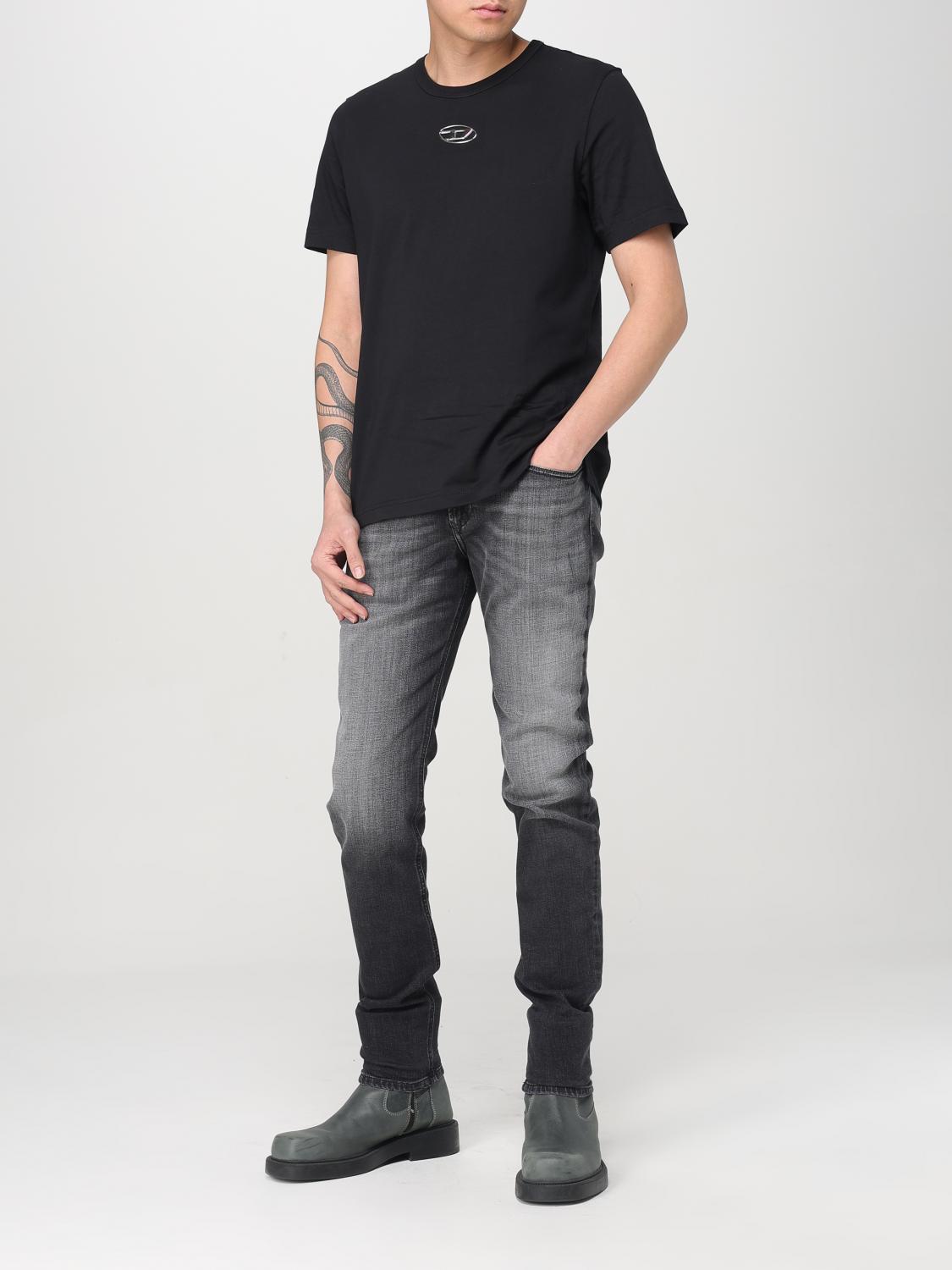 DIESEL T-SHIRT: T-shirt men Diesel, Black - Img 2