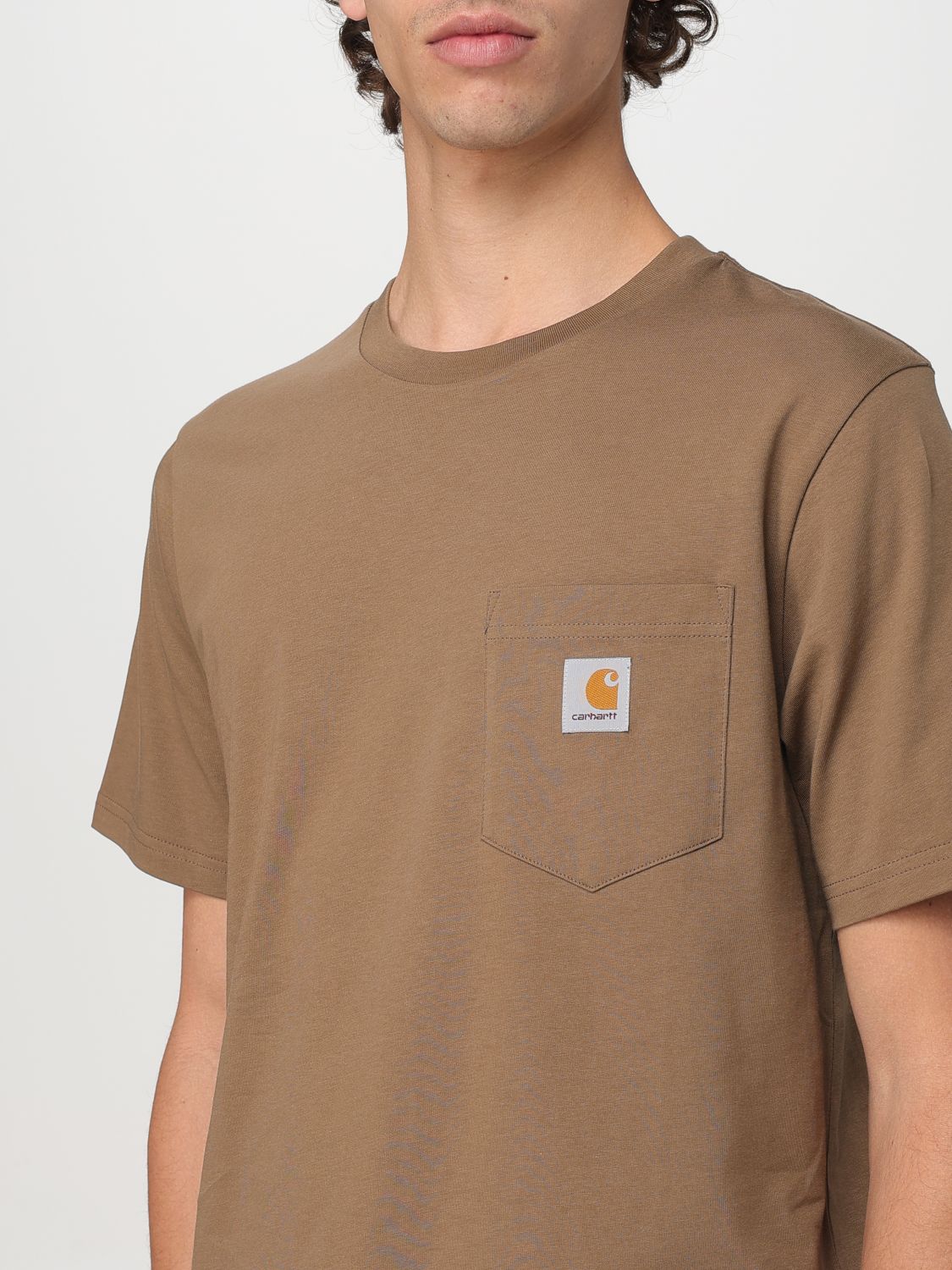 CARHARTT WIP ФУТБОЛКА: Футболка Мужское Carhartt Wip, Коричневый - Img 3