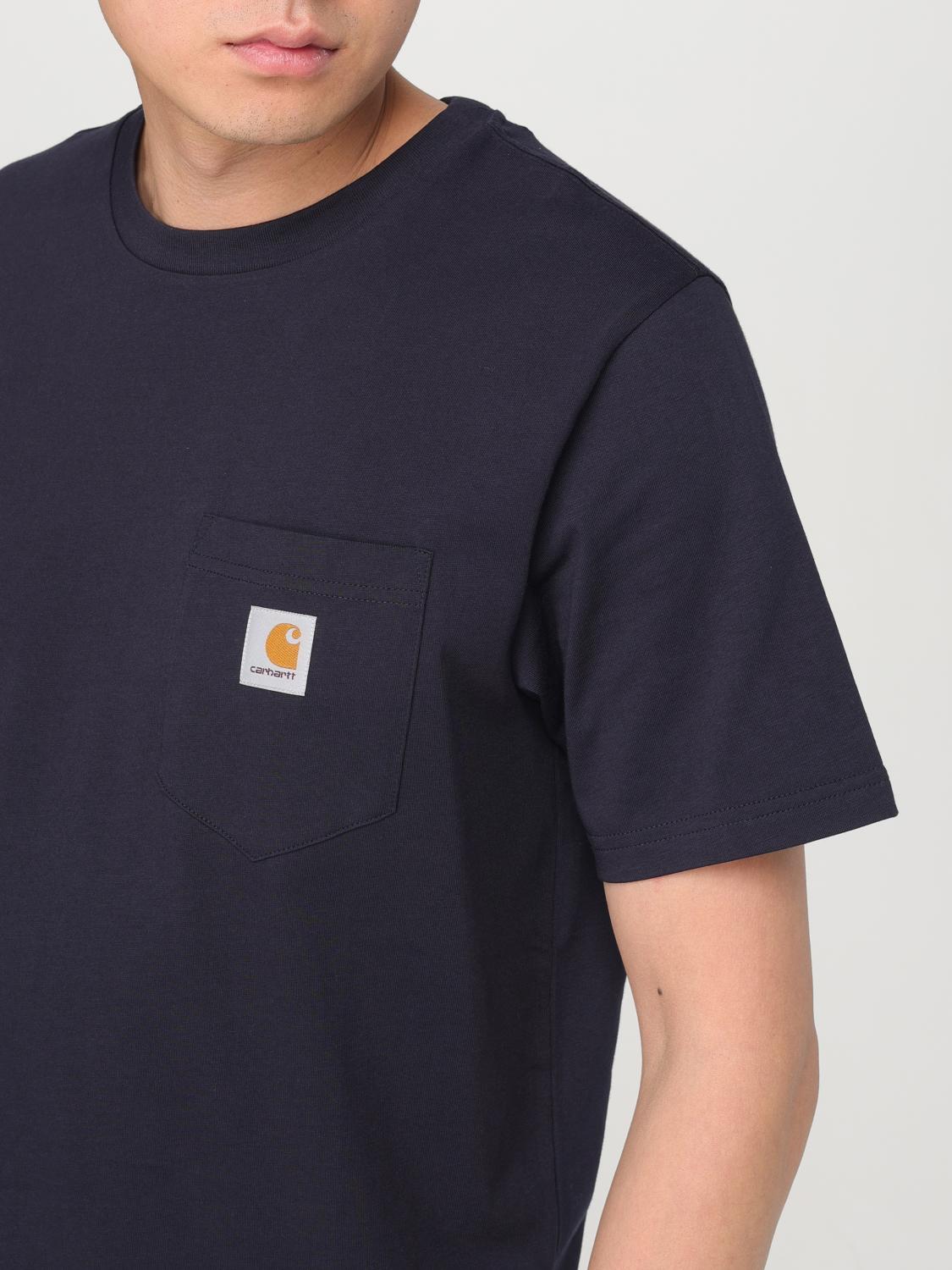 CARHARTT WIP T-SHIRT: T-shirt men Carhartt Wip, Navy - Img 4