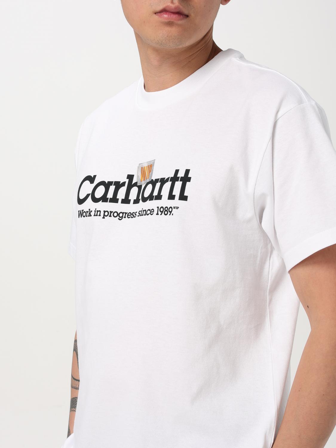 CARHARTT WIP T-SHIRT: T-shirt Carhartt Wip in cotone con logo , Bianco - Img 4