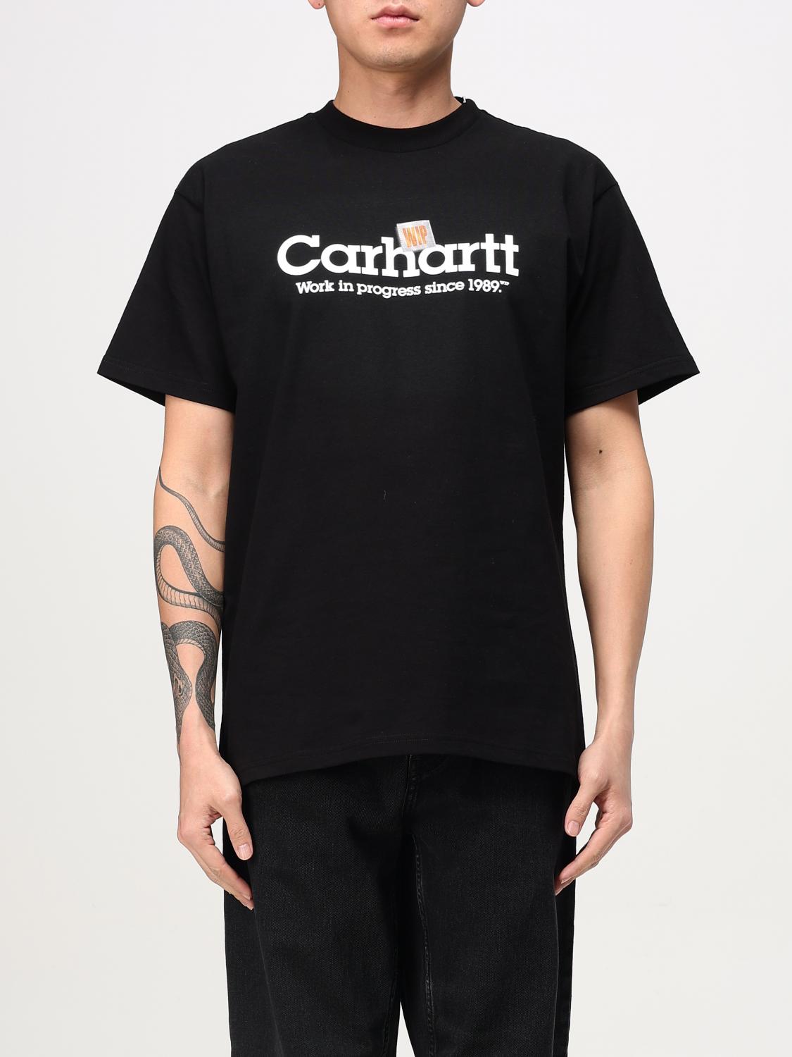 CARHARTT WIP T-SHIRT: T-shirt men Carhartt Wip, Black - Img 1