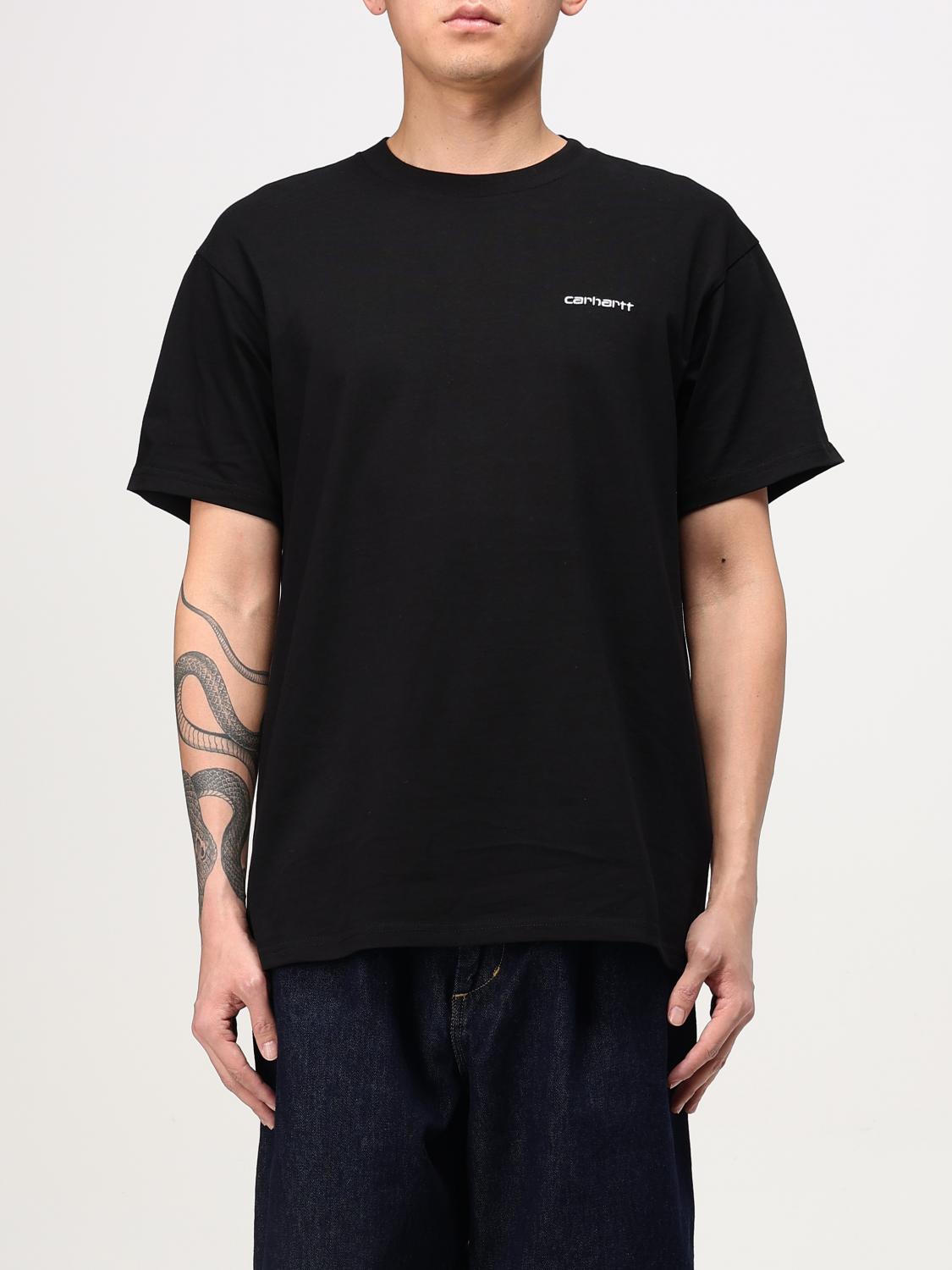 CARHARTT WIP T-SHIRT: T-shirt men Carhartt Wip, Black - Img 1