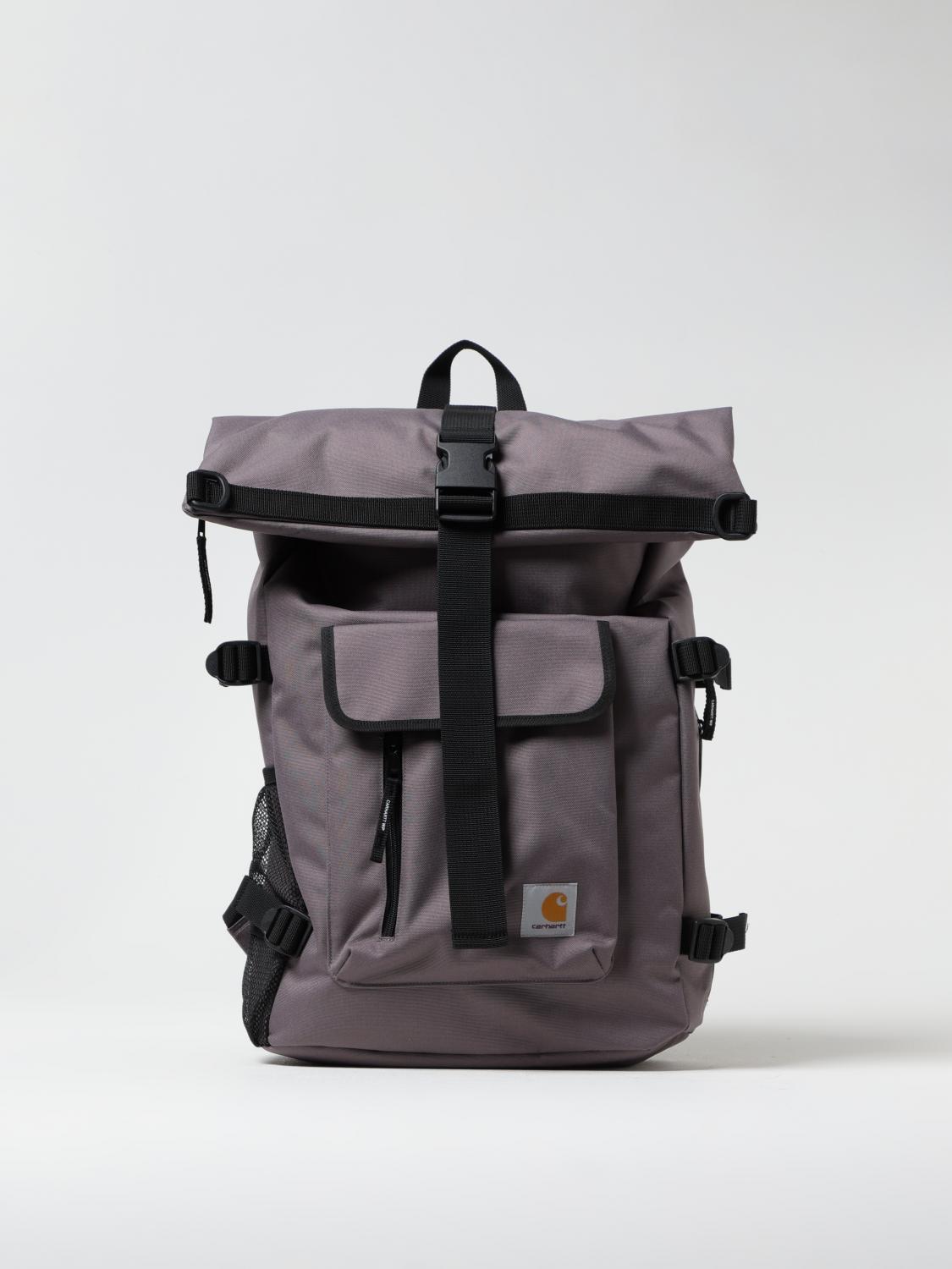 CARHARTT WIP ZAINO: Borsa uomo Carhartt Wip, Grigio - Img 1