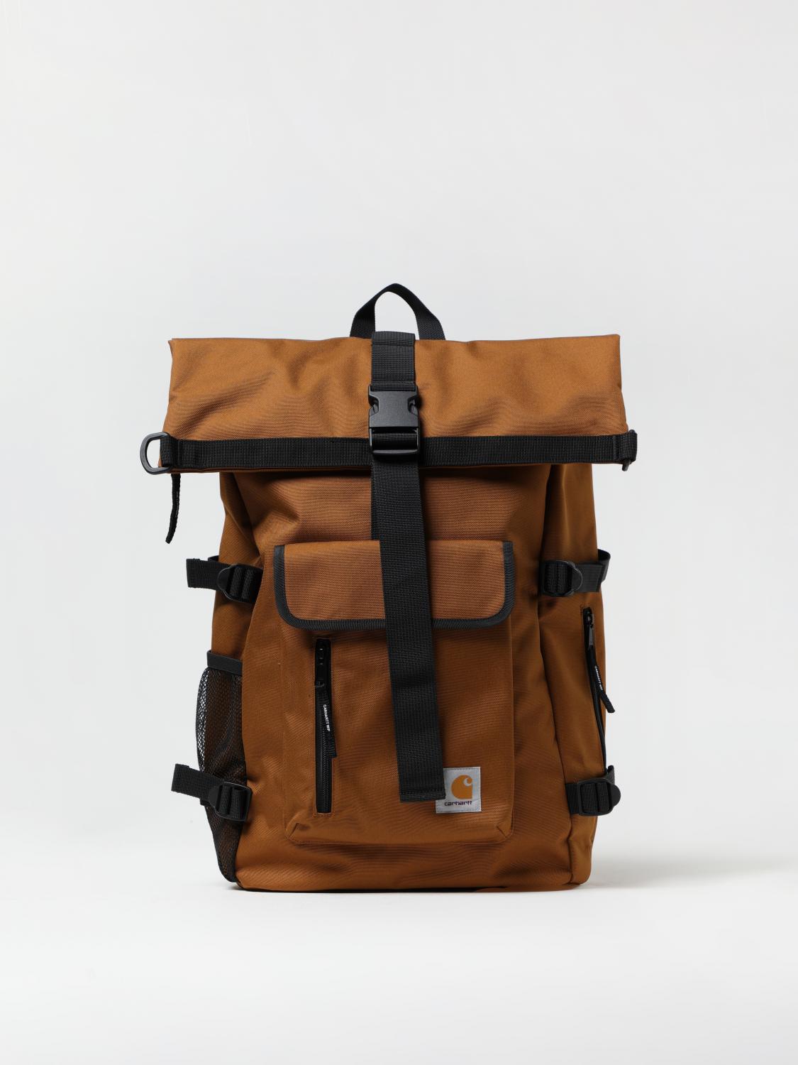 CARHARTT WIP ZAINO: Borsa uomo Carhartt Wip, Tabacco - Img 1