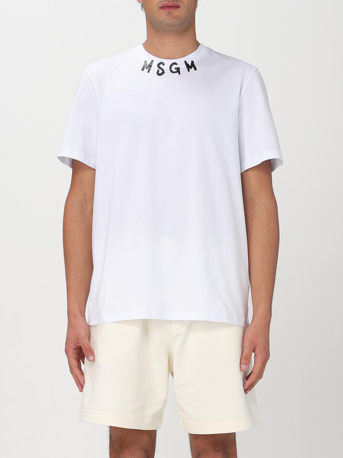MSGM CAMISETA: Camiseta hombre MSGM, Blanco - Img 1