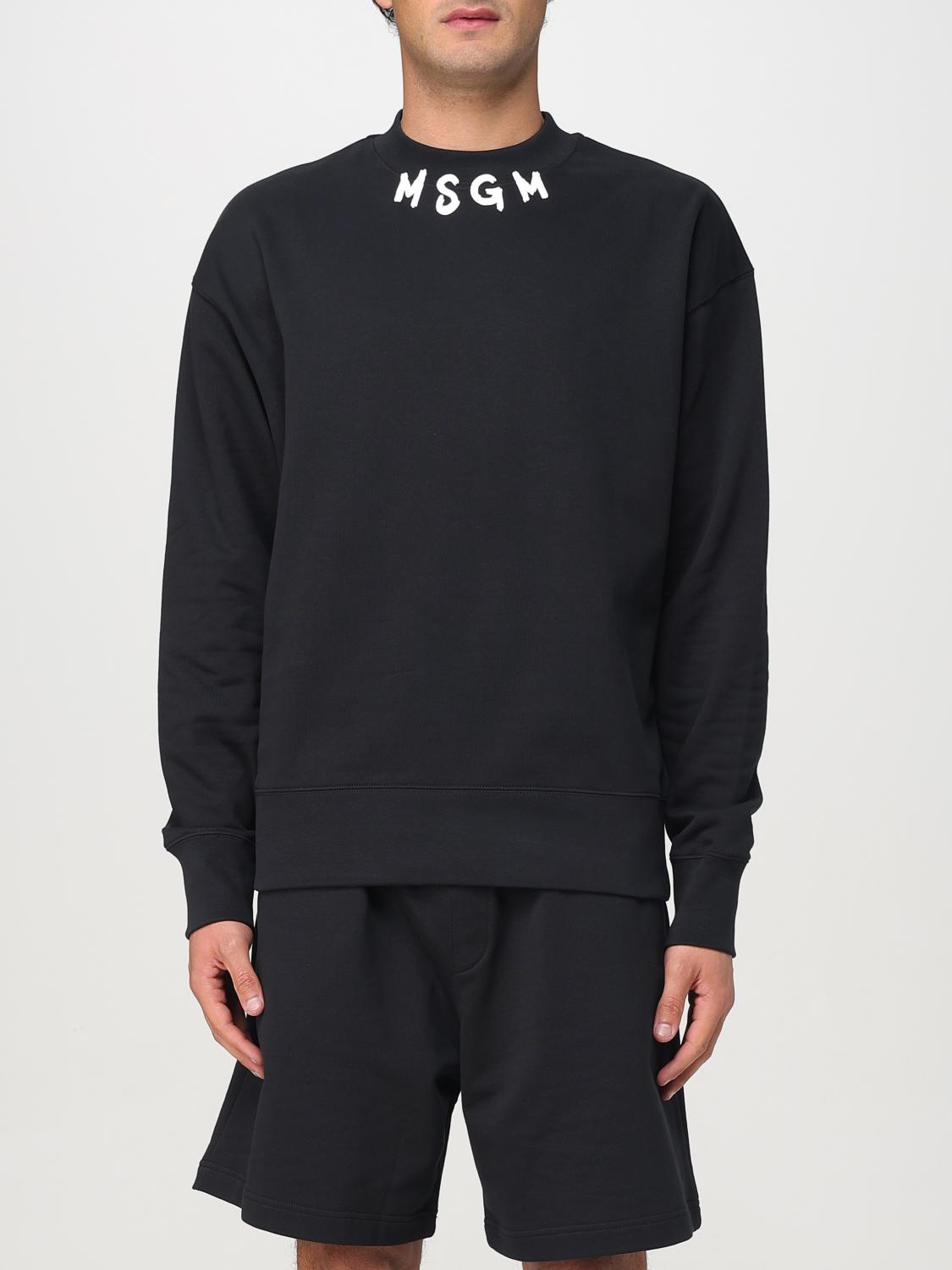 MSGM SUDADERA: Sudadera hombre MSGM, Negro - Img 1