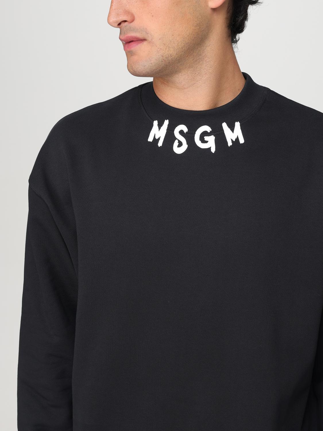 MSGM SUDADERA: Sudadera hombre MSGM, Negro - Img 3