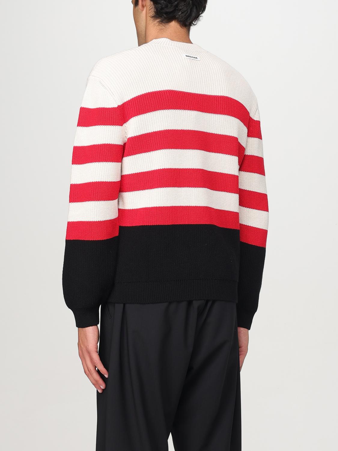 MSGM 毛衣: 毛衣 男士 MSGM, 红色 - Img 2