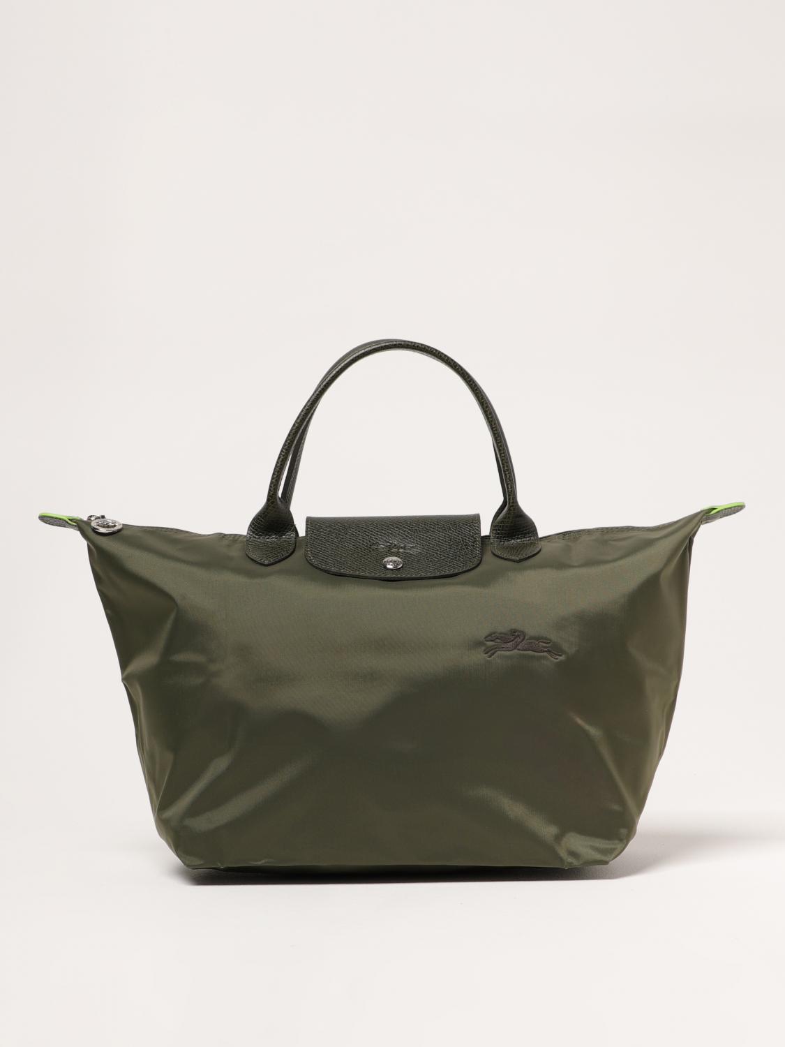 LONGCHAMP SAC PORTÉ MAIN: Sac porté épaule femme Longchamp, Vert - Img 1