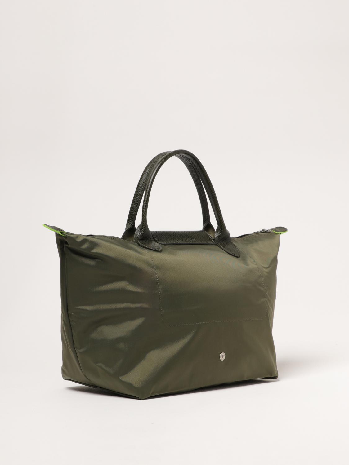 LONGCHAMP SAC PORTÉ MAIN: Sac porté épaule femme Longchamp, Vert - Img 2