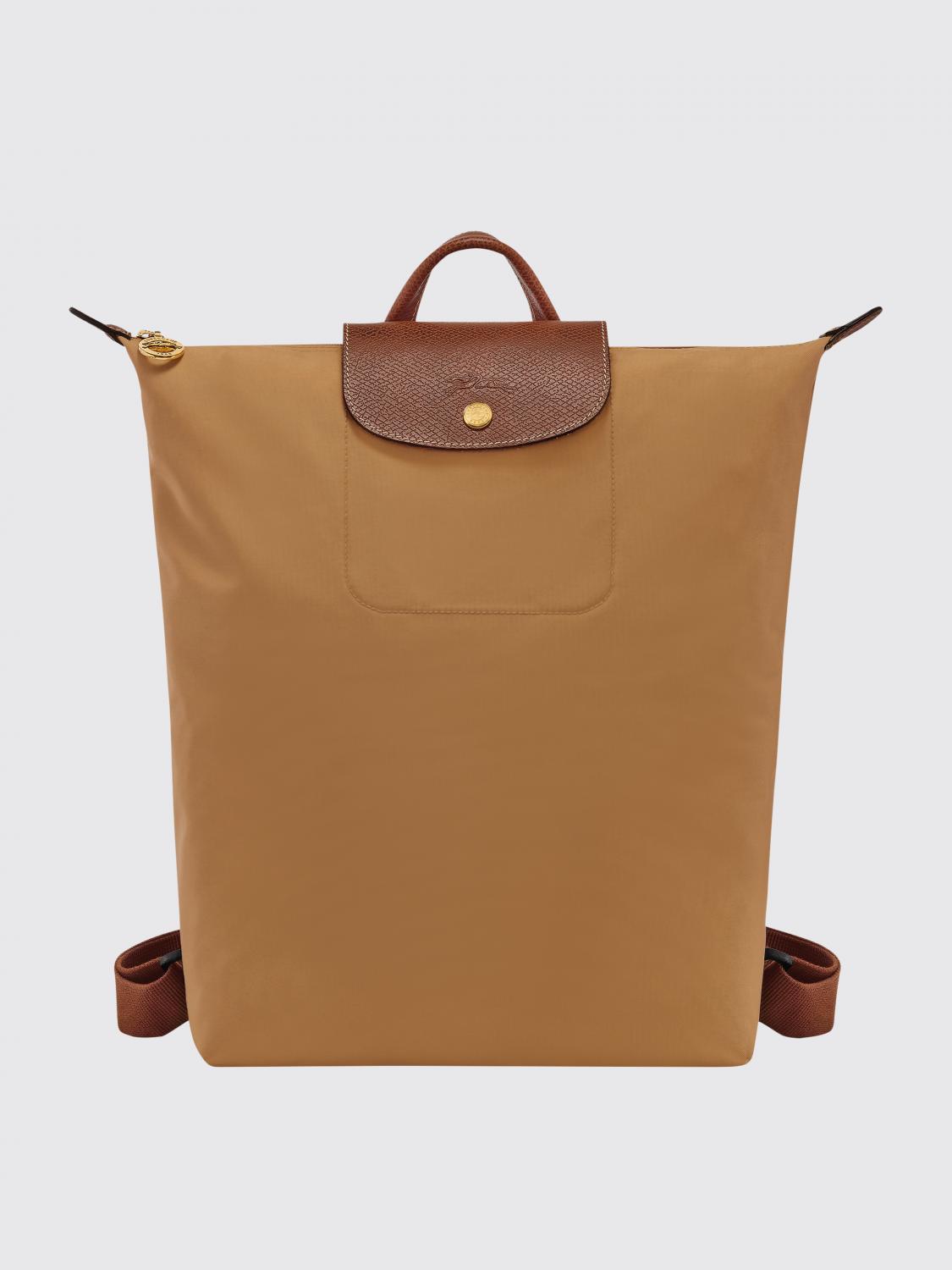 LONGCHAMP ZAINO: Borsa a spalla donna longchamp, Cammello - Img 1