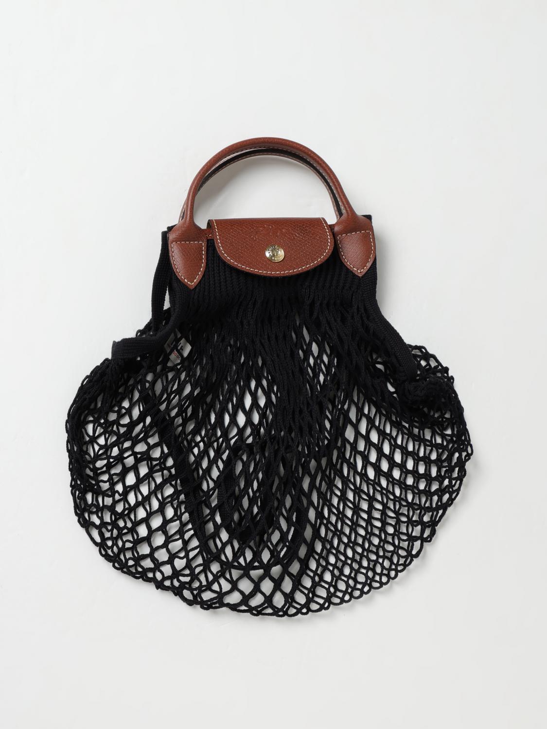 LONGCHAMP BORSA A MANO: Borsa a spalla donna longchamp, Nero - Img 1