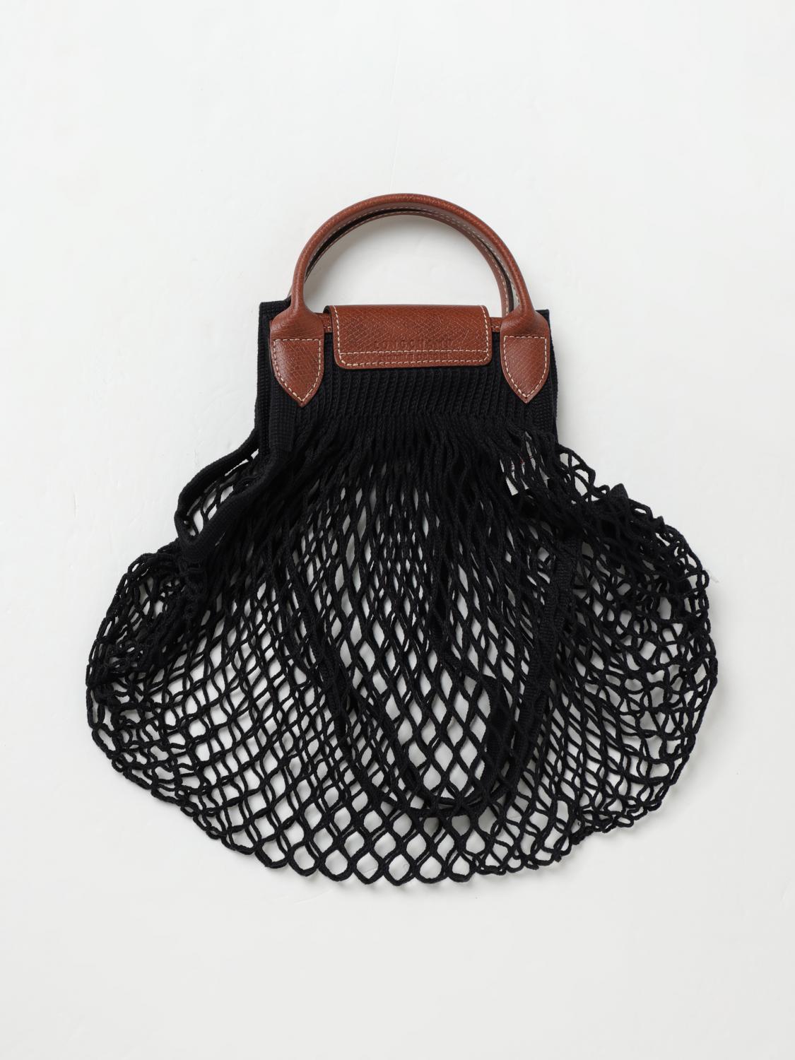 LONGCHAMP BORSA A MANO: Borsa a spalla donna longchamp, Nero - Img 2